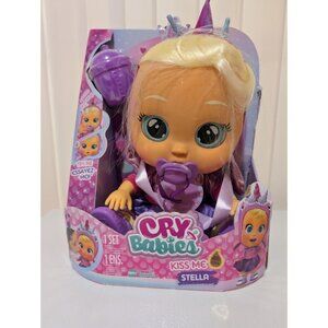Cry Babies Kiss Me Stella - 12" Baby Doll | Deluxe Blushing Cheeks New in Box